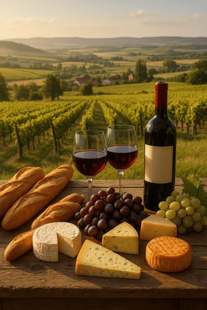 "Most touristy country France authentic cuisine local cheese wine experience"