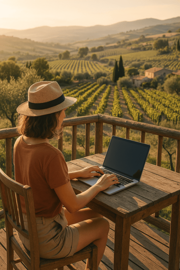 best places to travel for free in Sicily while working remotely