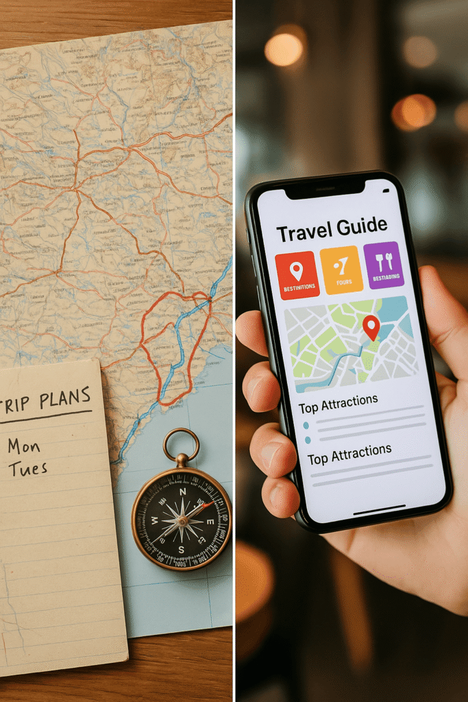 "Evolution of travel guide websites from print to digital platforms"